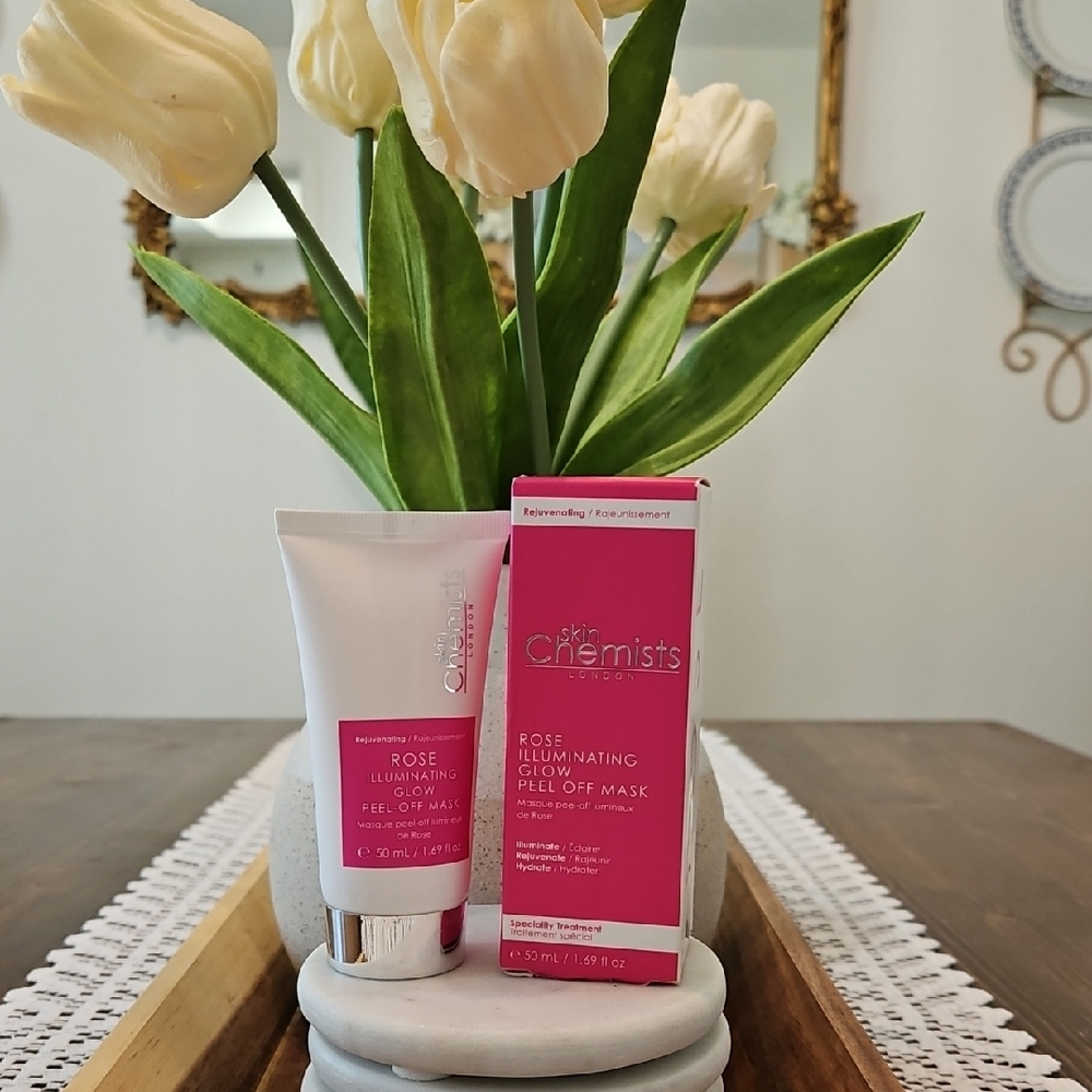 Skin Chemists London Rose Illuminating Glow Peel Off Mask
